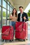 Soft Material 24 Inch (20-25kg) Green Luggage With Cover, Ultra Lightweight Spinner Wheels - 3