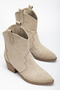 Women's Western Cowboy Embroidered Short Boots - 5