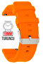 18mm Fossil-Welder-Casio-Seiko-Omega-Armani Watch Compatible Silicone Watch Band Strap Mslk18 - 2