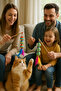 Colorful 3-Ball Cat Play Fishing Rod – Interactive Cat Toy – 1 Piece - 2