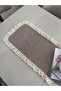 Ruffled Scalloped Vintage Oval Runner 45X140 cm - 3
