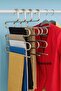 Venon 3 Pieces In-Cabinet 5-Tier Pants Scarf Shawl Hanger 5-Tier Hanger - 2