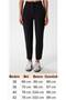 Women's Jeremy Tok Textured Ribbed Black Carrot Pants 5113 - 8