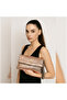 Rose Crossbody Portfolio Bag with Magnets and Zipper