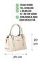 3 Compartment Tajan Leather Shoulder and Sleeve Bag - 5
