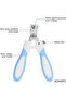 Pet Nail Clipper with Scissors & File | Professional Grooming Tool for Dogs & Cats - 3