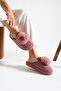 Women's Pompom House Slippers No Noise Thick Sole Winter Slippers Stc1162 - 3
