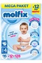 Baby Diaper Size: 4 (7-14kg) Maxi 128 Pieces Mega Pk