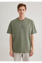 Back Printed Khaki Istanbul T-Shirt Oversize / Wide Cut0611882-80692 - 4