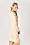 Powder Low-cut Dress - 3
