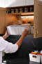 YAH XL Smart Kitchen Storage Boxes - Airtight Fridge & Pantry Organizers (6 Draining Baskets) - 5