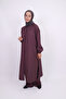 24048 Women's Dusty Rose Slit-Waist Long Ferace Shirt - 6