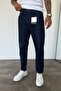 Navy Blue Denim Fabric Boyfriend Fit Men's Jean Jeans Ke-812 - 3