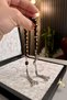 Horse Figure Full Silver Design Clamping Amber Zaza Prayer Beads - 2