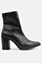 Women's Pointed Toe Boots Stretch High-Top Flexible Women's Heeled Boots - 2