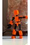 Mini 13 Aksiyon Figürü Robot Oyuncak 8cm Turuncu - 3