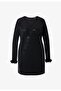 Women's Plus Size Black V-Neck Sequin Evening Dress 65N39119 - 7