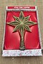 Christmas Tree Ornament Peak Star North Star Metal Gold 20 cm - 8