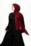 Sable Drift Premium Jakarlı Şal Bordo - 4