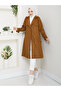 Double-Breasted Collar Belted Modest Trench Coat RC1103056