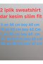 سويت شيرت من خيطين مع زخرفة شاردون - 4
