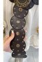 Women's Brown Color Leather Locket Buckle Cowboy Style Design Belt - 2