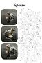 Pitbull Dog Ceramic Dashboard Car Ornament - 2