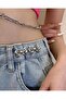 Pants Waist Reducing Apparatus, Brooch, Ribbon Belt, Bow Belt, Silver Bow Reducing Snap - 4