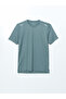 Crew Neck Short Sleeve Men's Sports T-Shirt - 5