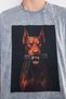 Doberman V2 Printed Oversize Unisex Washable White Tshirt - 7