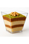 Dessert Container Prism Mica Plastic + Lid 200Cc 50 Pieces - 2
