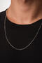 Steel Paperclip Oval Men's Chain Necklace 2mm Ring Tarnish Free Chain