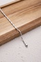 Steel Rectangular Square Men's Necklace 2mm Does Not Tarnish - 4