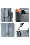 Dad's Diaper Bag w/ Changing Mat & Stroller Straps - Grey - 4
