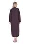 Ladder knit long knit cardigan coffee - 3