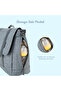 Dad's Diaper Bag w/ Changing Mat & Stroller Straps - Grey - 7