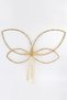 Gold Glitter Butterfly Wing Scepter Crown Set of 3 - 2