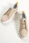 Genuine Leather 1326-Bj Beige Men's Sports Shoes & Sneakers - 5