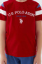 Base. Polo Assn Intense Red Boy Short Sleeve Pajama Set - 4