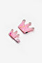 Pink Queen Crown Figured Girl's 2-Piece Buckle Set - 2