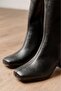 Women's Blunt Toe Stitching Detailed Boots New Season - 2