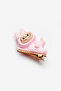 Girl's Clip Buckle with Pink Toy Figure - 2