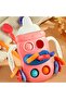 Bottle-Shaped Montessori Teether Toy for Toddlers – Sensory Learning Activity with Pull Str - 4