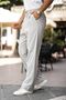 Men's Baggy Pleated Loose Fit Fabric Pants - 3