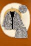 Jeans Denim Snakeskin Printed 4-Piece Suit |   Between 3/6 Years - 2
