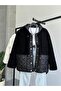 Zarax Black Plush Coat