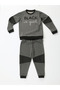 Great black anthracite patched tracksuit set - 4