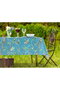 Violette PVC-Tischdecke