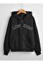 Unisex 2ip Knitted Fabric Printed Hooded Zipper Sweat Cardigan