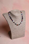 Certified Certified Natural Stone Knotted Girl's Student Necklace 6 Mm, M422
